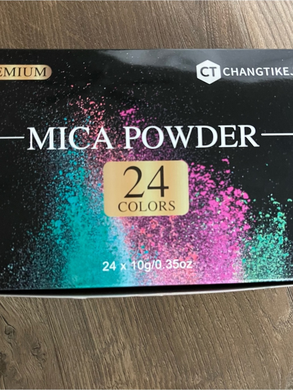 CHANGTIKEJI Mica Powder，24 Colors - 10g/Bottle of Natural Pigment Powder